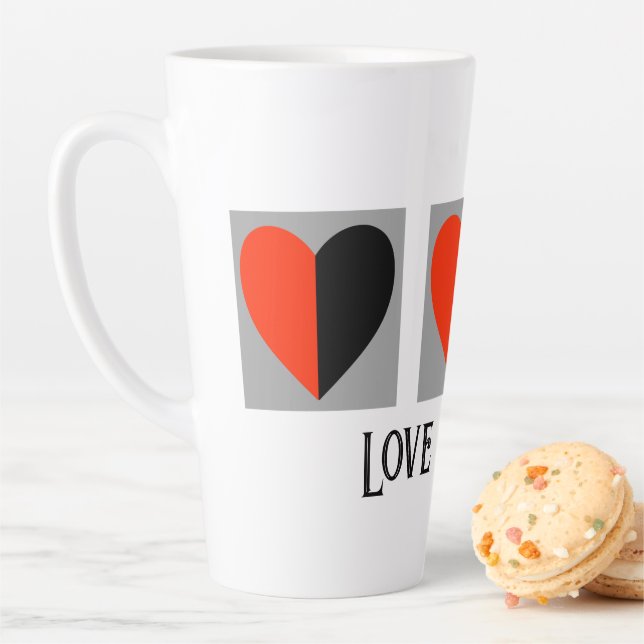 Taza De Café Latte Love Potion Ceramic Latte Mug (In situ)