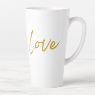 Taza De Café Latte Love Tall Latte Mug