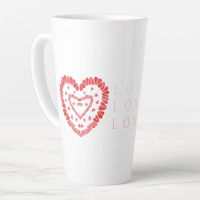 Taza De Café Latte LOVE Tall Latte Mug (Ángulo izquierdo)