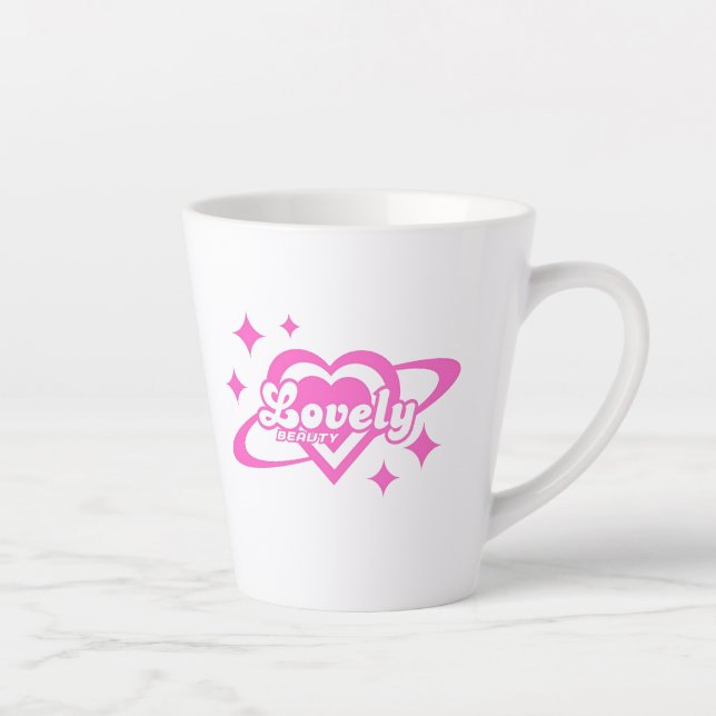 Taza De Café Latte Lovely (Derecha)