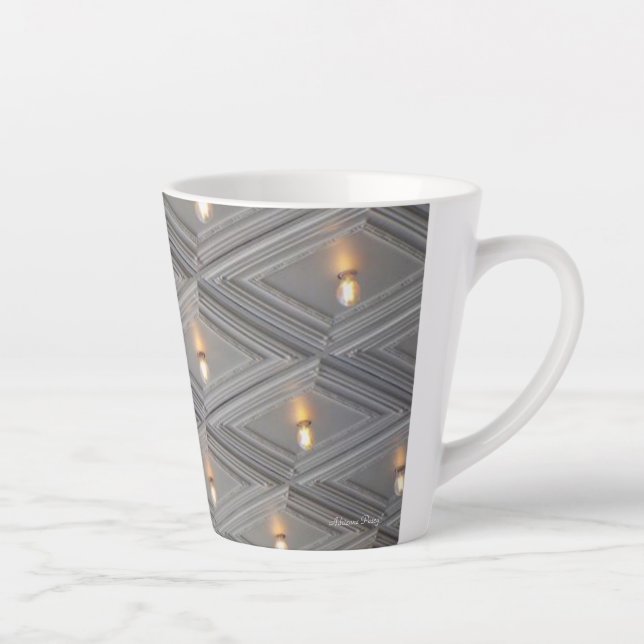 Taza De Café Latte Luces Latte Mug (Derecha)