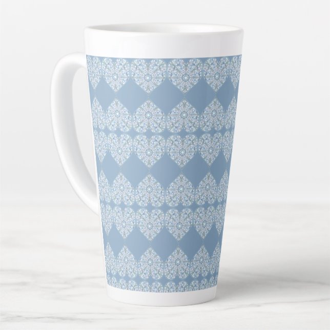 Taza De Café Latte Lugar cerámico Azul claro (Ángulo izquierdo)
