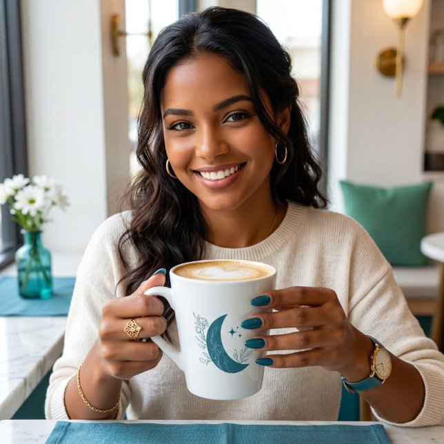 Taza De Café Latte Luna (Subido por el creador)