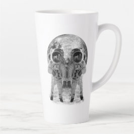 Taza De Café Latte Luna Calavera