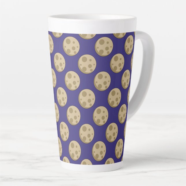 Taza De Café Latte Luna llena (Ángulo derecho)