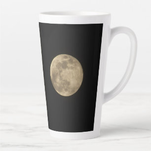Taza De Café Latte Luna llena