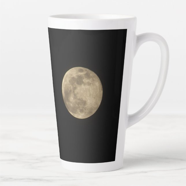 Taza De Café Latte Luna llena (Derecha)