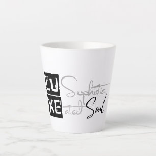 Taza De Café Latte LUXE Alma Sofisticada