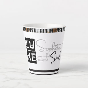Taza De Café Latte LUXE Alma Sofisticada