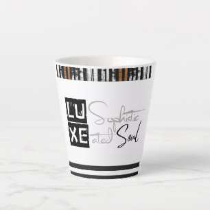 Taza De Café Latte LUXE Alma Sofisticada