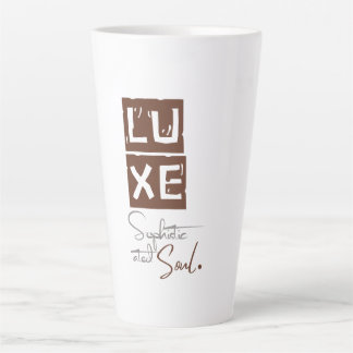 Taza De Café Latte LUXE Sophisticated Soul