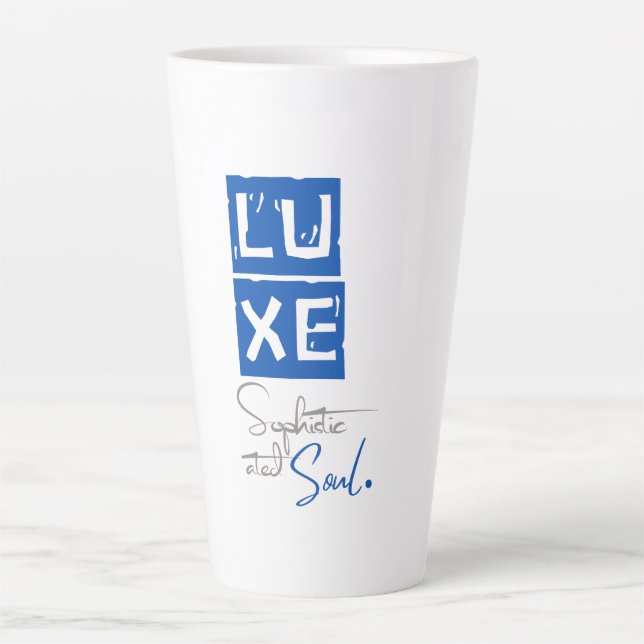 Taza De Café Latte LUXE Sophisticated Soul (Anverso)