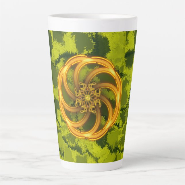 Taza De Café Latte Luz solar (Anverso)