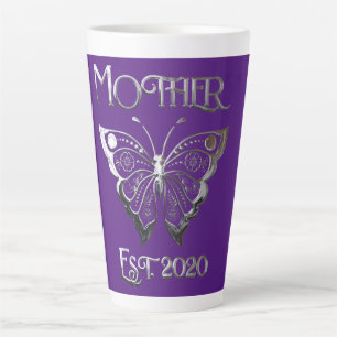 Taza De Café Latte Madre Est 2020 Latte Mug