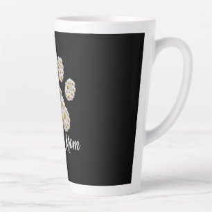 Taza De Café Latte Madre madre del mejor perro cumpleaños