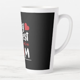 Taza De Café Latte Madre Regalo, mis mejores bendiciones me llaman ma