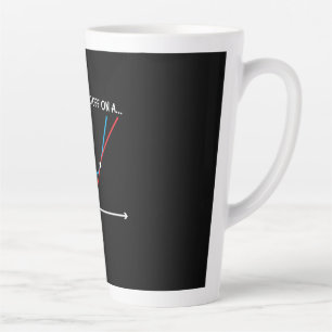 Taza De Café Latte Maestra De Matemáticas A Veces Me Voy