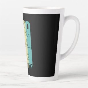 Taza De Café Latte Maestros matemáticos evitan negatividad