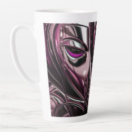 Taza De Café Latte Magenta Vortex Mug