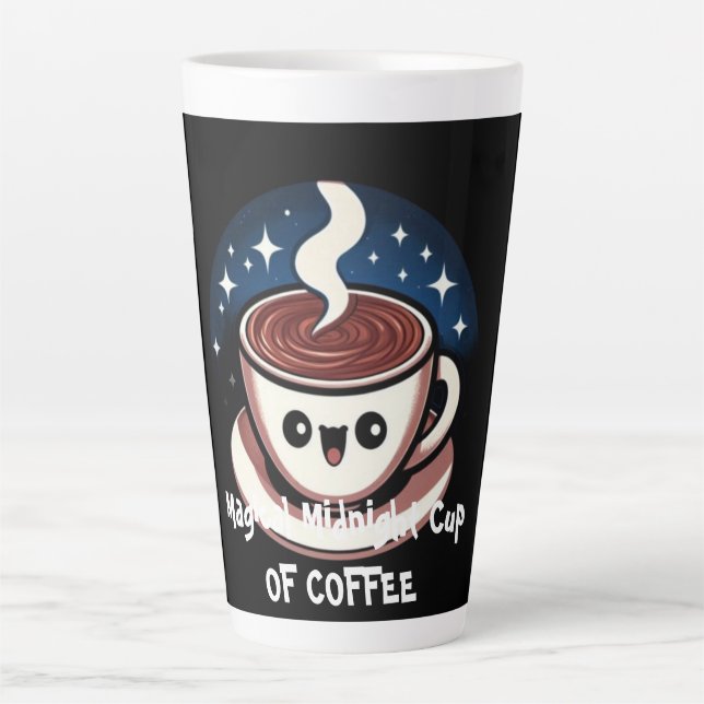 Taza De Café Latte Magical Midnight Cup Of Coffee  (Anverso)