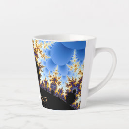 Taza De Café Latte Magnífico Mandelbrot Fractal