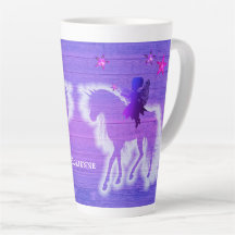 Magnífico Unicornio Azul Rosa Personalizado