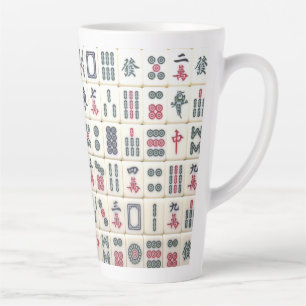 Taza De Café Latte Mahjong Tiles