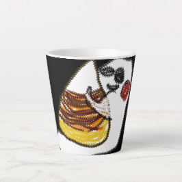 Taza De Café Latte Maíz fantasma y dulce