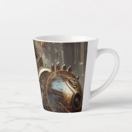Taza De Café Latte Majestic Regal Steampunk King Small Latte Mug