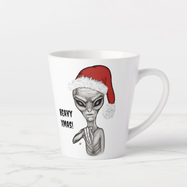 Taza De Café Latte ¡Mala fortuna, pesadas navidades! (Derecha)