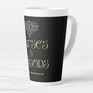 Taza De Café Latte Maldiciones y venenos