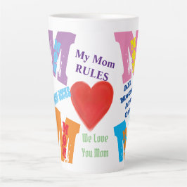 Taza De Café Latte Mamá