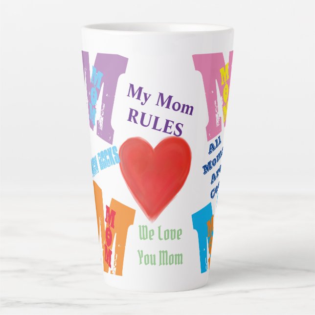 Taza De Café Latte Mamá (Anverso)