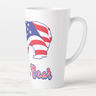 Taza De Café Latte Mama Bear