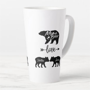 Taza De Café Latte Mama Bear Latte Mug