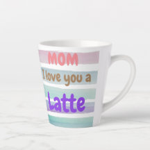 Mamá de moda te amo un latte