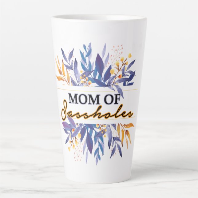 Taza De Café Latte Mamá de Sassholes (Anverso)