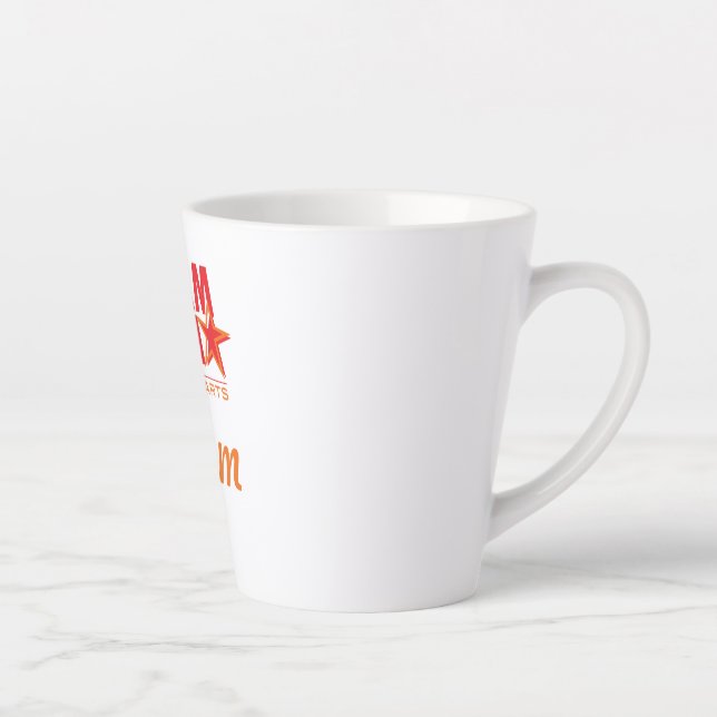 Taza De Café Latte Mamá del equipo Dream - latte mug (Derecha)