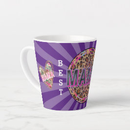 Taza De Café Latte Mama Heart Personalizar Love
