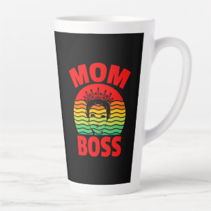 Taza De Café Latte Mamá Jefe - Día de la Madre-66620R