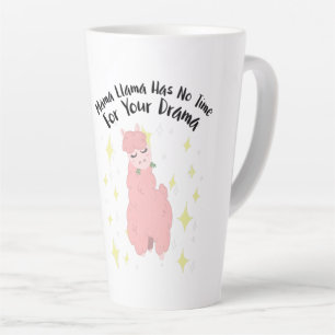 Taza De Café Latte Mama Llama No Tiene Tiempo Para Tu Drama