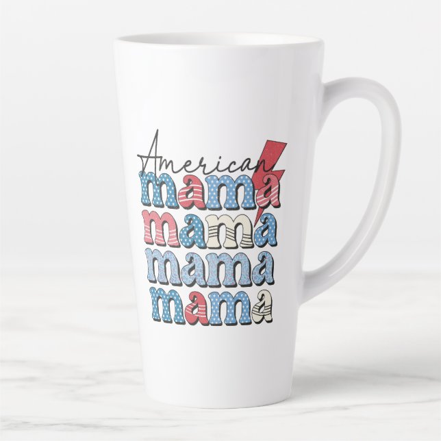Taza De Café Latte Mamá norteamericana (Derecha)
