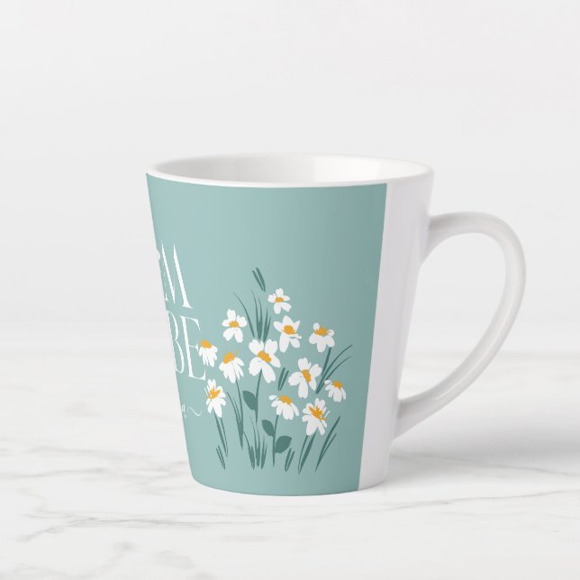 Taza De Café Latte Mamá para estar daisy floral regalo de recién naci (Derecha)