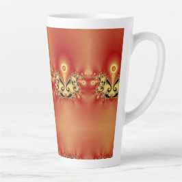 Taza De Café Latte Mandarin Burst