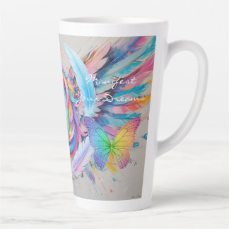 Taza De Café Latte Manifest Your Dreams-Latte Mug