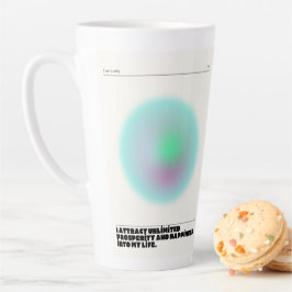 Taza De Café Latte manifestación de afirmaciones diarias