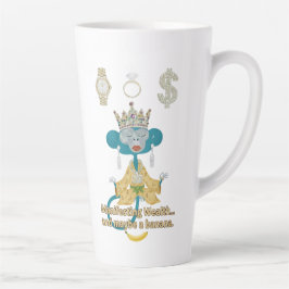 Taza De Café Latte manifesting wealth
