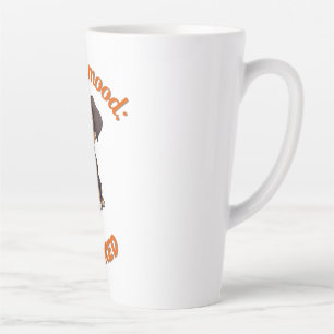 Taza De Café Latte Mantener la calma y beber café - El arte digital d