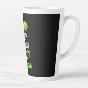 Taza De Café Latte Mantener Plantas Tranquilas Con Proteína
