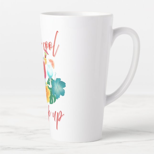 Taza De Café Latte Mantente fresco bebe Latte Mug (Derecha)